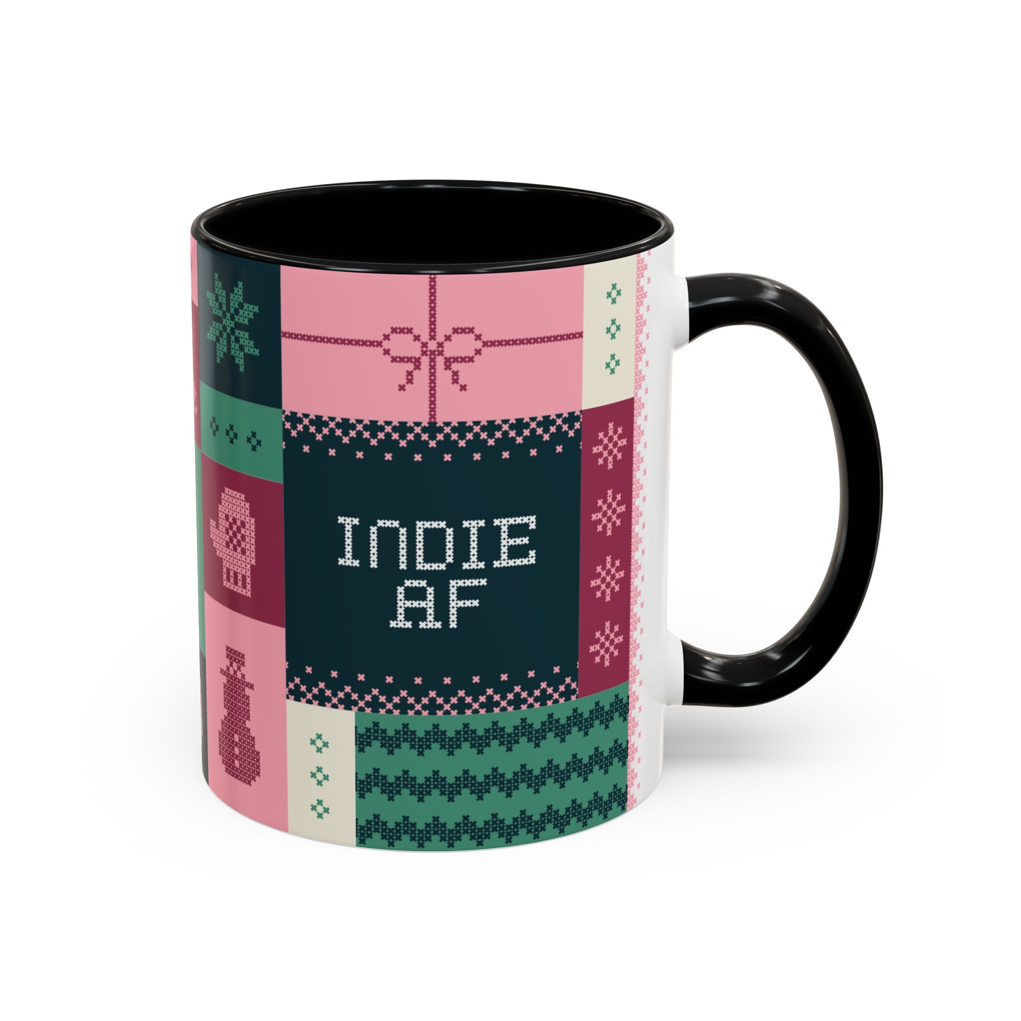 The "Mandatory Fun" Mug - Pink | 11oz Indie AF 2025 Holidays by Grown - Image 2